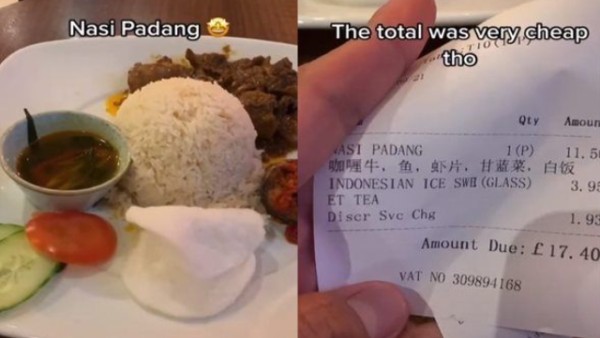 Harga sepiring nasi Padang di London bikin ngelus dada. (net)-1635751007