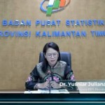 Tangkapan layar YouTube BPS Kaltim, Kepala BPS Kaltim Yusniar Juliana Nababan. ANTARA/M Ghofar-1707208086