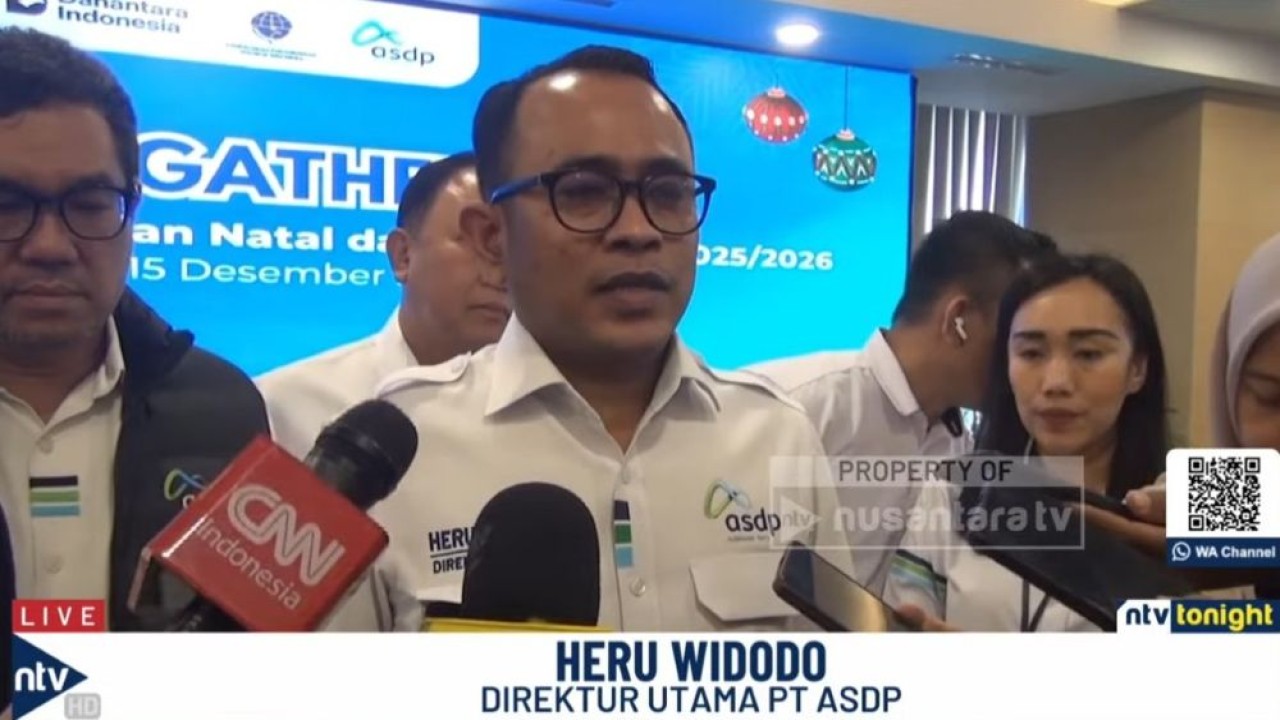 Direktur Utama (Dirut) ASDP, Heru Widodo.