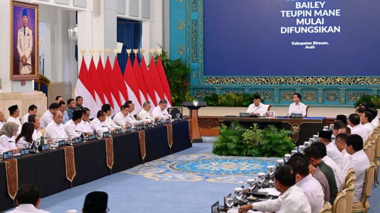 Presiden Prabowo Subianto Pimpin Langsung Sidang Kabinet Paripuna di Istana Negara (Setpres)