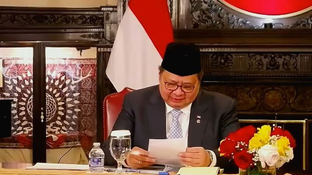 Menteri Koordinator bidang Perekonomian Airlangga Hartarto menyampaikan perkembangan negosiasi tarif perdagangan antara Amerika Serikat (AS) dengan Indonesia.