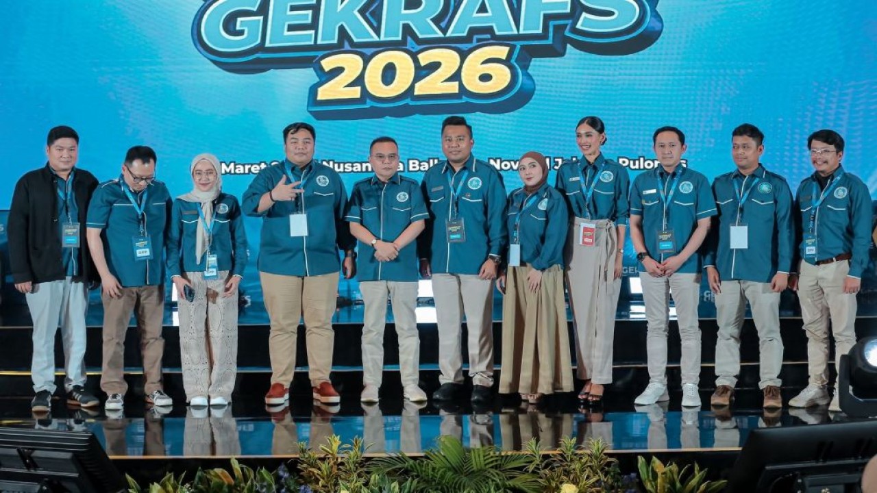 Rapat Kerja Nasional (Rakernas) Gerakan Ekonomi Kreatif Nasional (GEKRAFS) 2026 di Jakarta, pada pada 6-7 Maret 2026. (Foto:Dok/Istimewa)