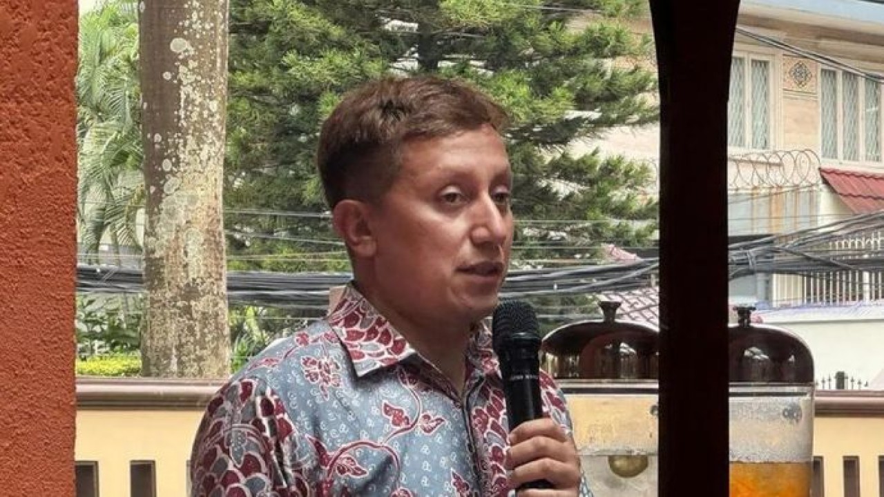 Arsip - Juru Bicara Kementerian Luar Negeri RI Vahd Nabyl A. Mulachela berbicara dalam media gathering di Jakarta, Selasa (10/2/2026). ANTARA/Cindy Frishanti/aa. (Antara)