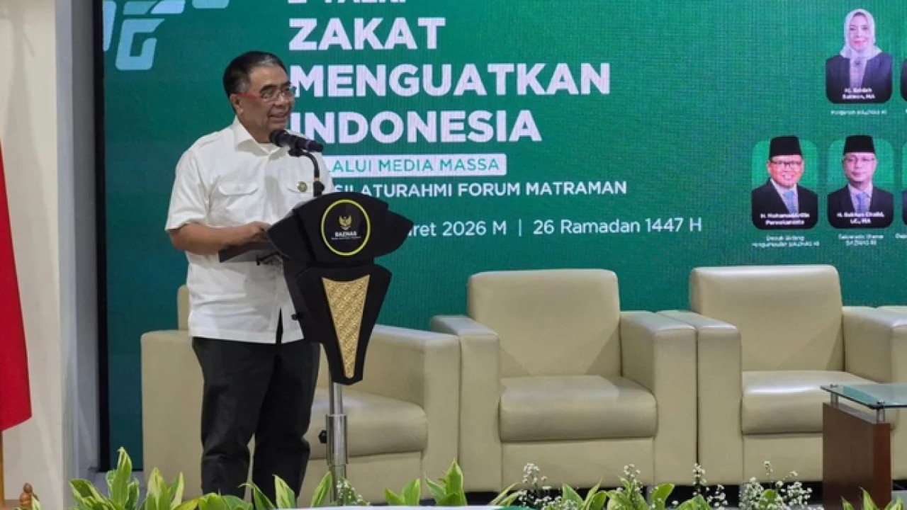 Ketua Badan Amil Zakat Nasional (Baznas) RI Sodik Mudjahid dalam diskusi bertajuk (Antara)