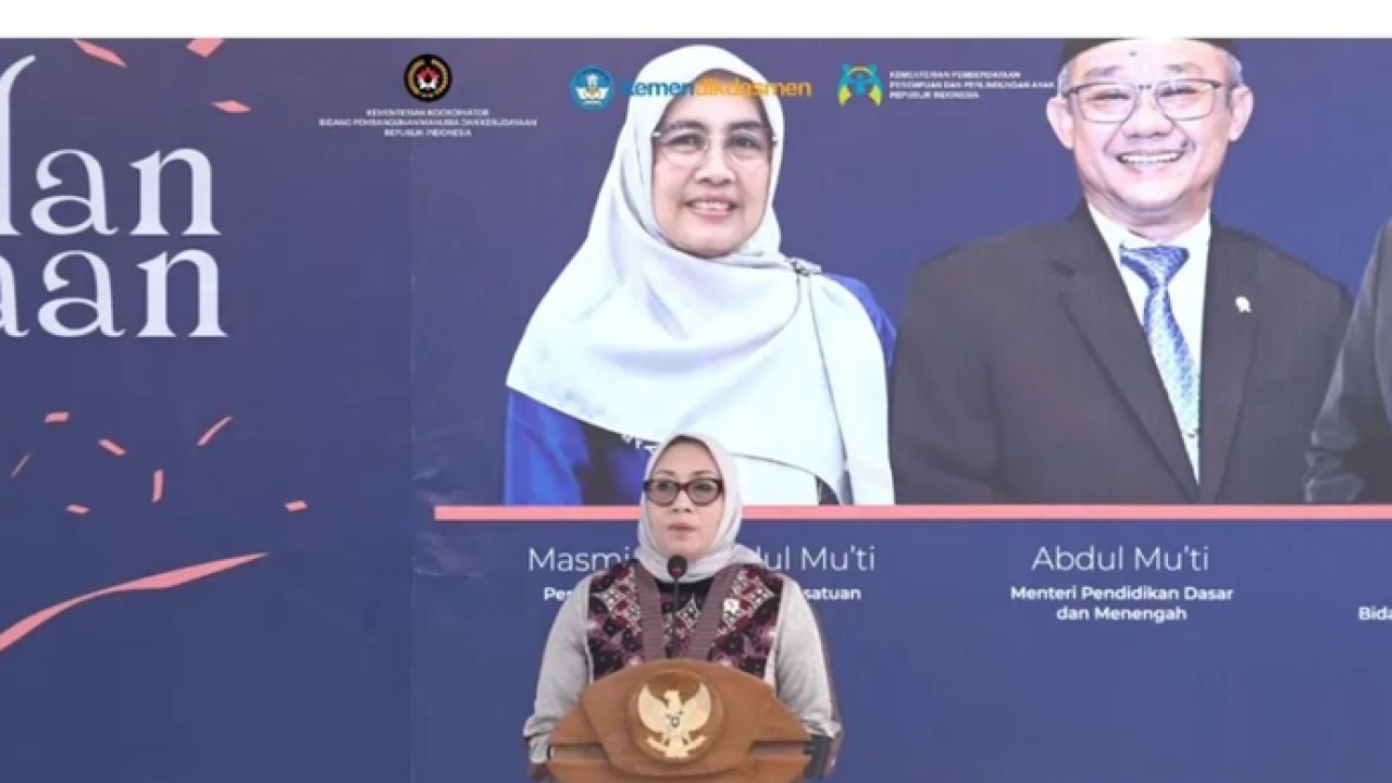 Menteri Pemberdayaan Perempuan dan Perlindungan Anak Arifah Fauzi dalam acara bertajuk (Antara)