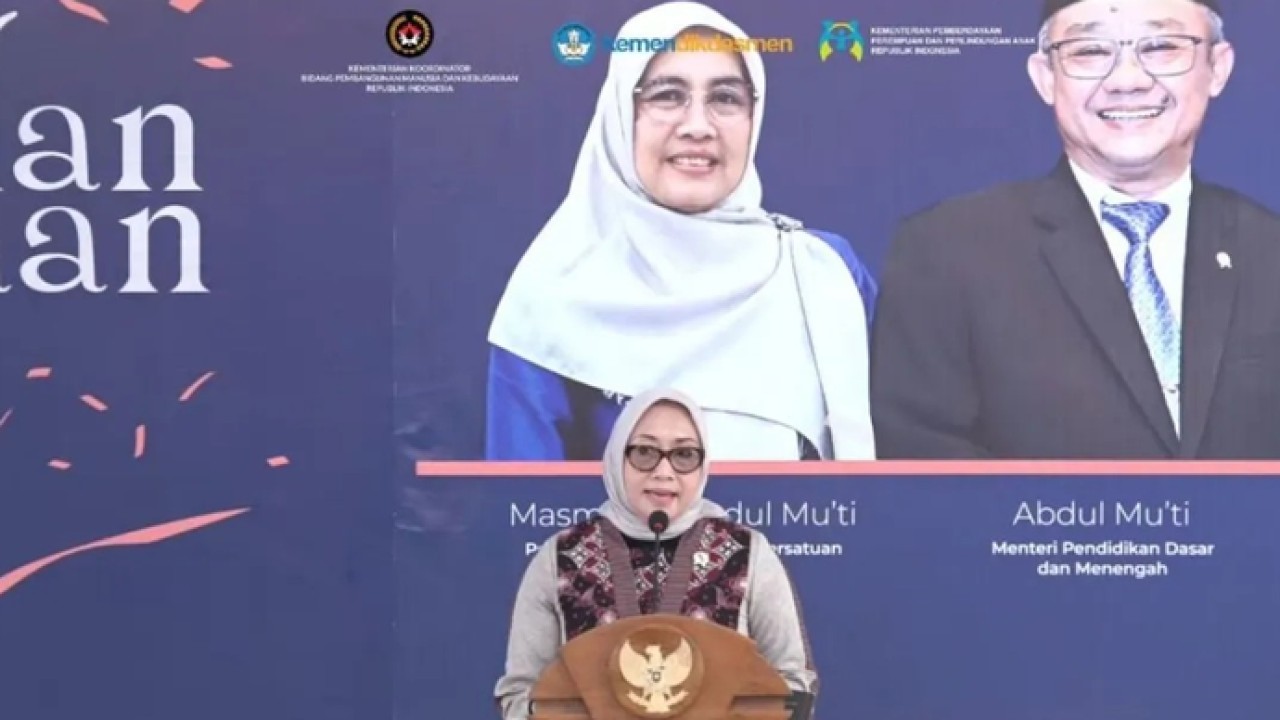 Menteri Pemberdayaan Perempuan dan Perlindungan Anak Arifah Fauzi dalam acara bertajuk (Antara)