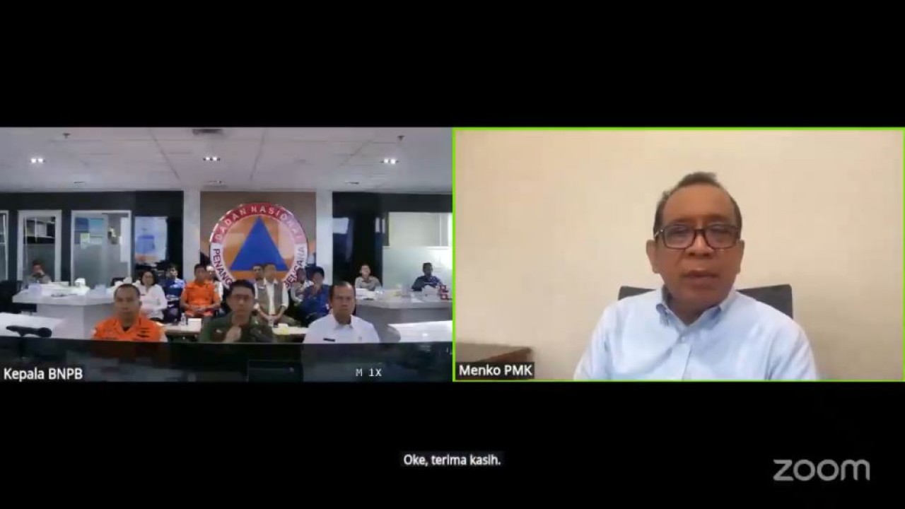 Pemerintah bergerak cepat merespons gempa berpotensi tsunami yang terjadi di Perairan Bitung, Sulawesi Utara dan Maluku Utara pada Kamis (2/4).  (Bakom)