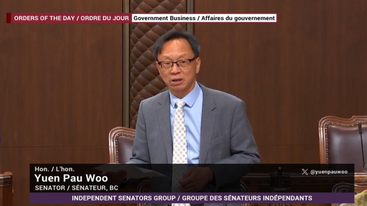 Senator Kanada dari British Columbia, Yuen Pau Woo. (Foto: Dok/Istimewa/Bakom RI)