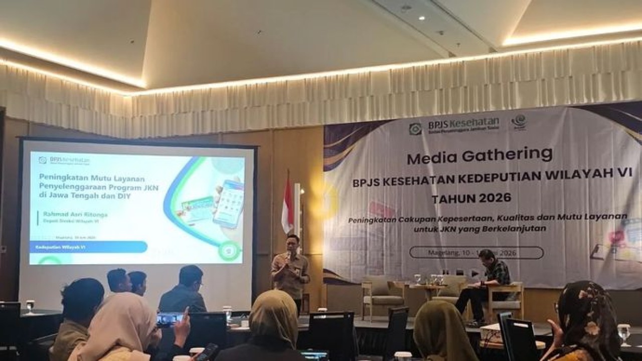 Deputi Direksi Wilayah VI BPJS Kesehatan Rahmad Asri Ritonga di Magelang, Rabu, 10 Juni 2026. (Antara)