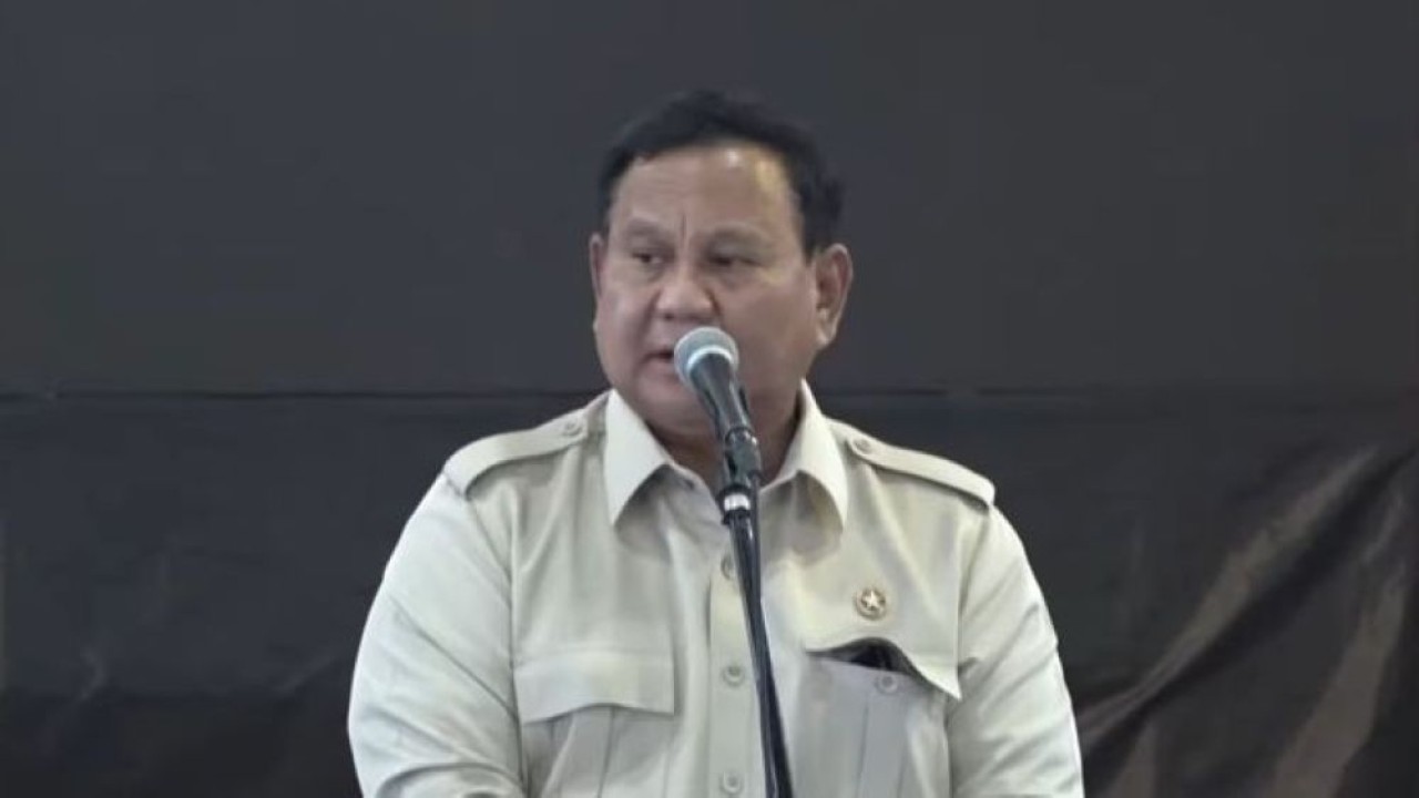 Presiden Prabowo Subianto menyambangi Sekolah Rakyat Menengah Pertama (SRMP) 17 Tabanan, Bali, Minggu, 7 Juni 2026. (Foto: Tangkapan layer)