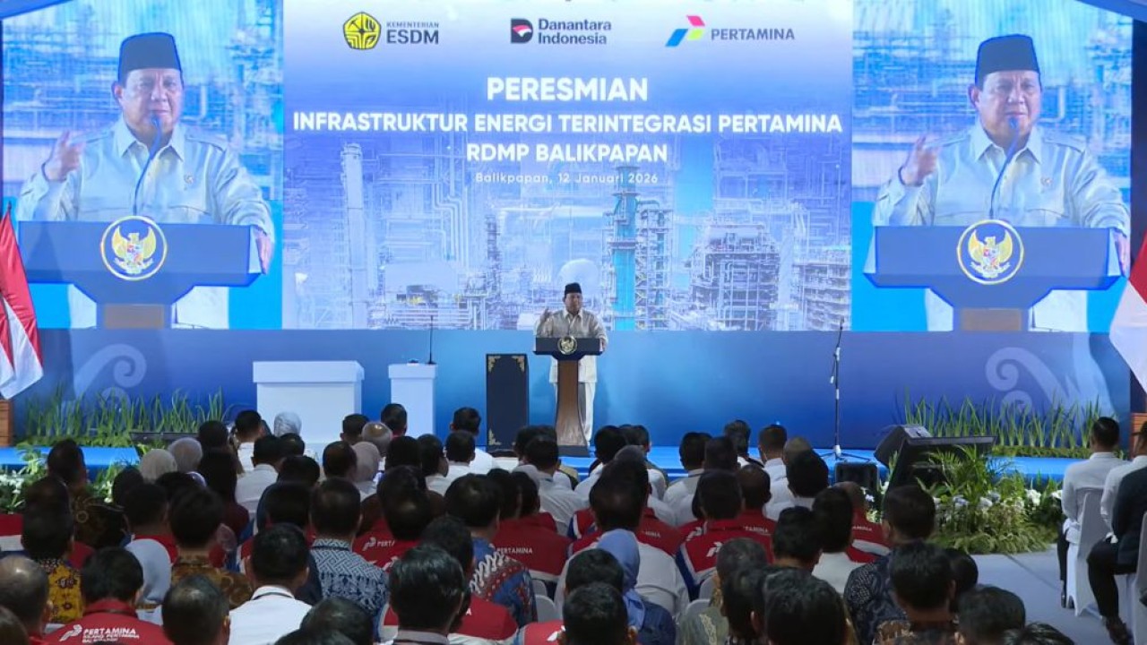 Presiden Prabowo Subianto pada acara Penutupan Musyawarah Nasional (Munas) Alim Ulama dan Konferensi Besar (Konbes) Nahdlatul Ulama (NU) 2026 di Institut Agama Islam (IAI) Syaichona Mohammad Cholil, Kabupaten Bangkalan, Jawa Timur, Selasa, 23 Juni 2026. (Foto: BPMI Setpres)