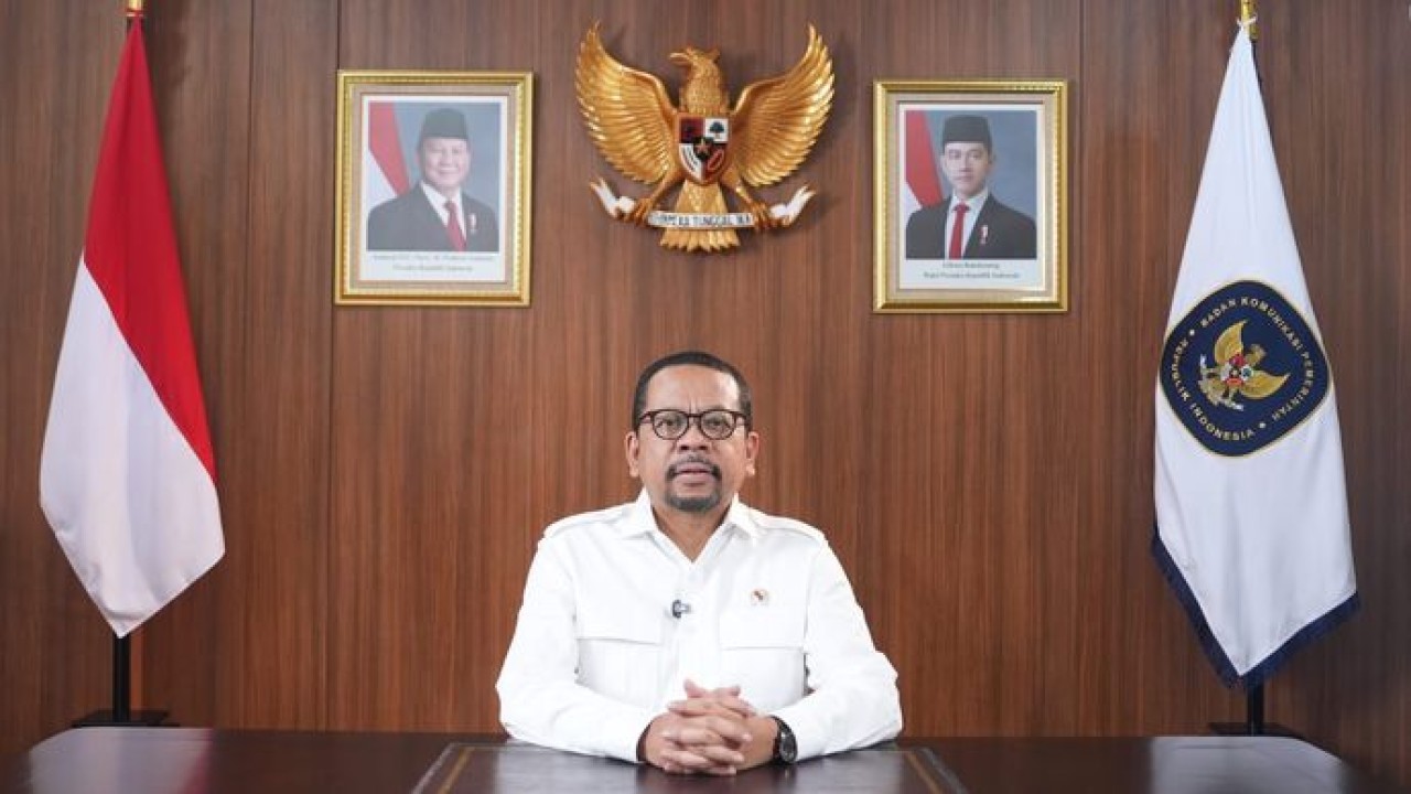 Kepala Badan Komunikasi Pemerintah Republik Indonesia (Bakom RI) Muhammad Qodari. (Foto: Dok/Istimewa/Bakom RI)