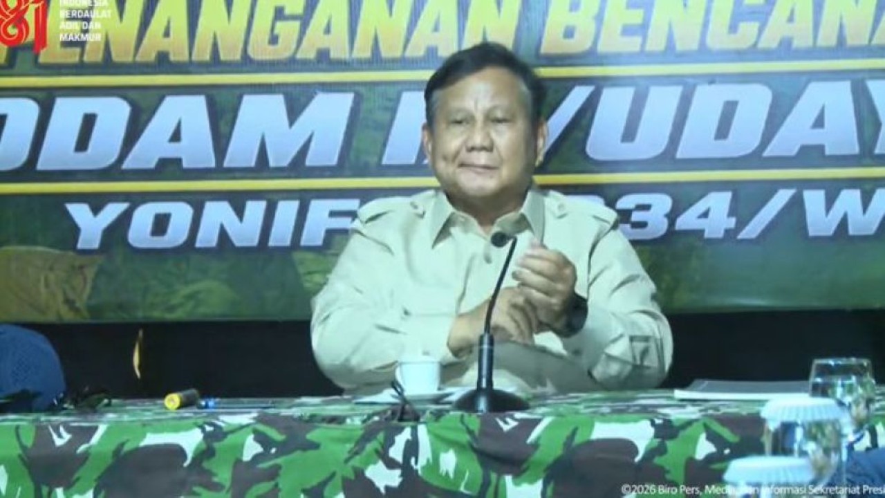 Presiden Prabowo Subianto langsung menggelar rapat untuk membahas penanganan gempa Nusa Tenggara Timur (NTT). (Foto: Istimewa)